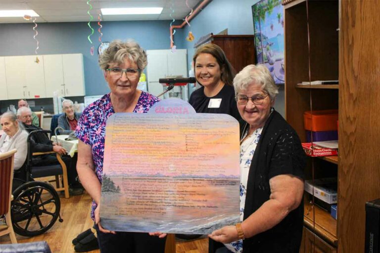 Gloria Hall feted by colleagues, family and friends retiring after 39 years at Manitoulin Lodge