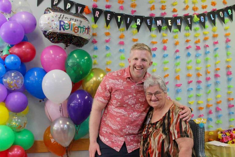 Manitoulin Lodge’s Gloria Hall feted by long-time employer Jarlette