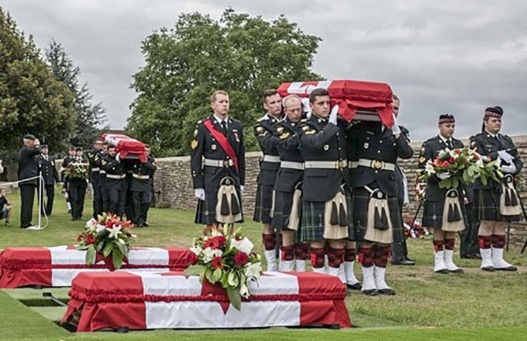 Special burial service held in France for Canadian soldier with Manitoulin ties