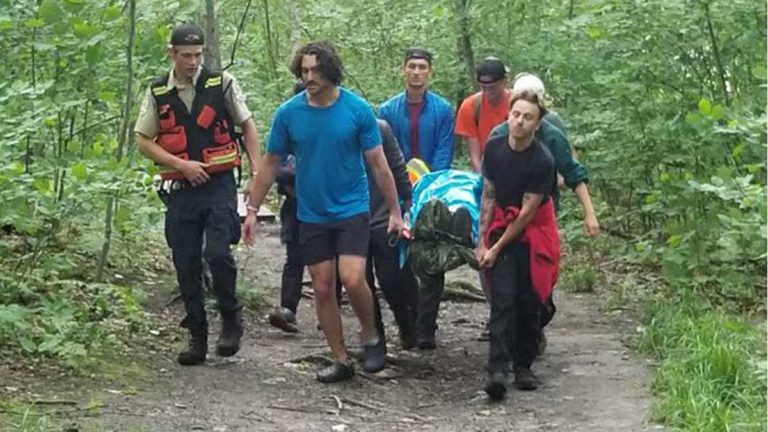 OPP thanks hikers for assistance with an injured person