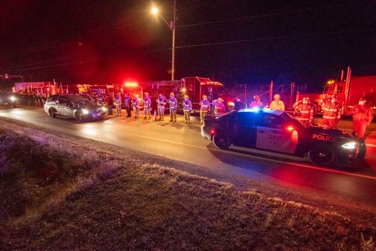 Emotional groundswell is community’s response to police officer’s death