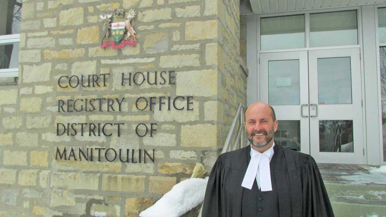Richard Huneault appointed Manitoulin’s Crown attorney