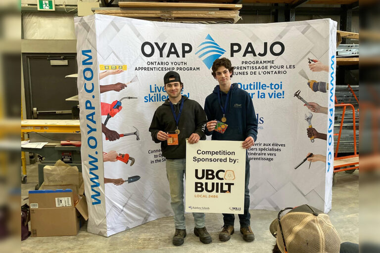 Manitoulin Secondary students take gold at skills competition, move on to provincials