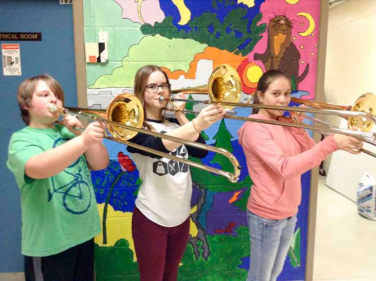 CMPS students boast new instruments thanks to Parent Council, Lions Club
