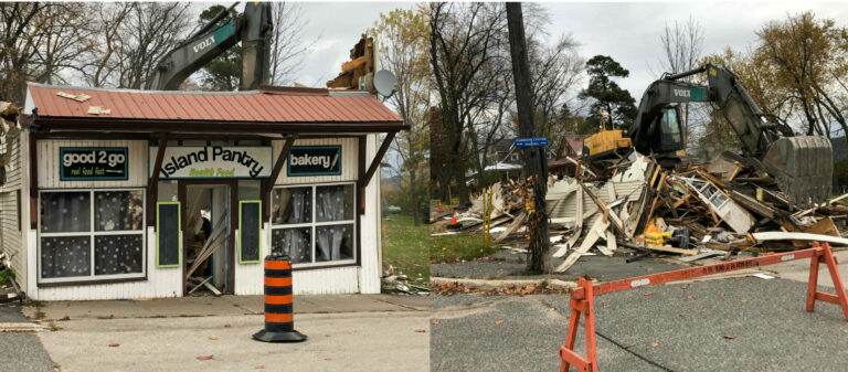 Historic Gore Bay building, ‘The Island Pantry,’ torn down