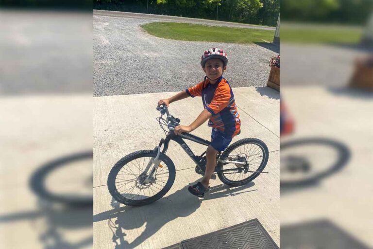 Mindemoya boy embarks on 200 km bicycle ride for children’s cancer research