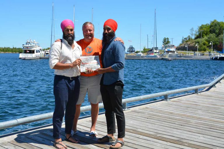 Value of safe, clean water driven home for NDP leader Jagmeet Singh during recent Island trip