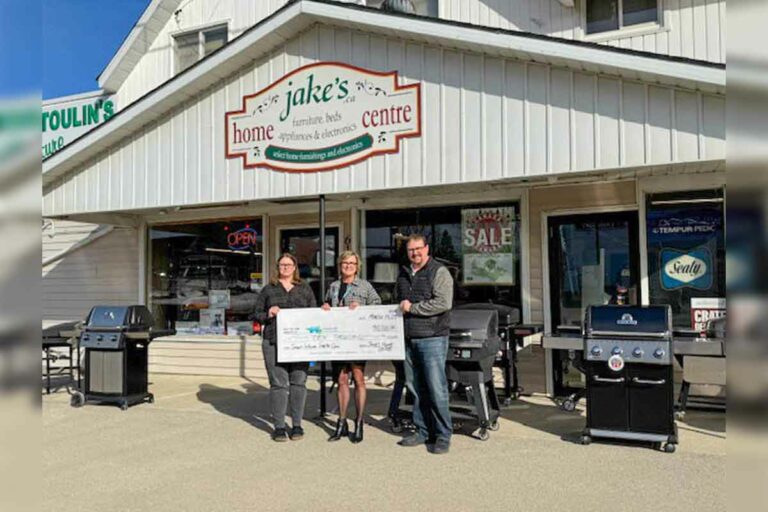 Jake’s Home Centre supports MHC’s smart infusion pump funding campaign