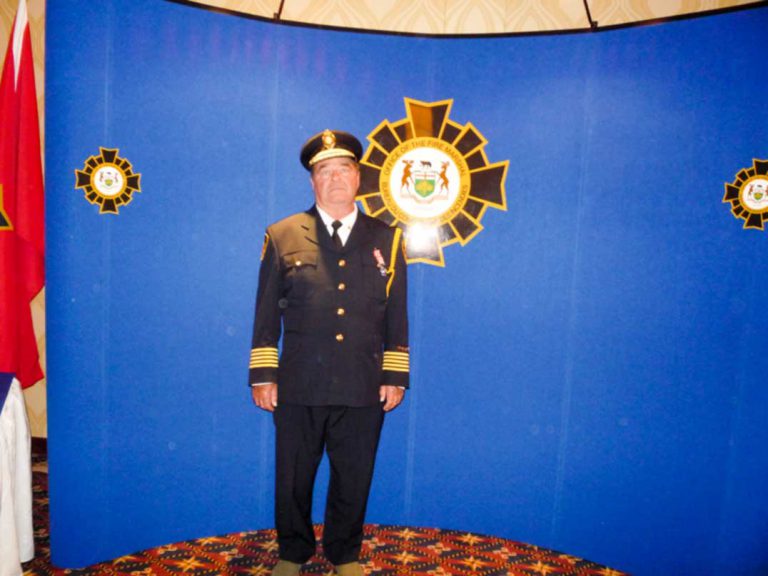 Central fire chief receives 30 year service award