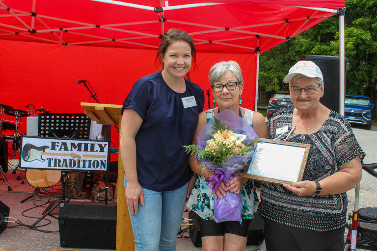 Joyce Martens honoured with Manitoulin Lodge ‘Making a Difference Award’