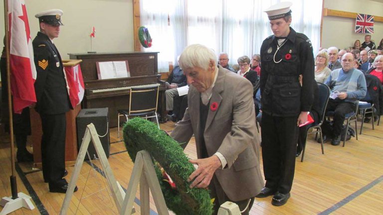 Humanity in the face of war at Kagawong Remembrance Day