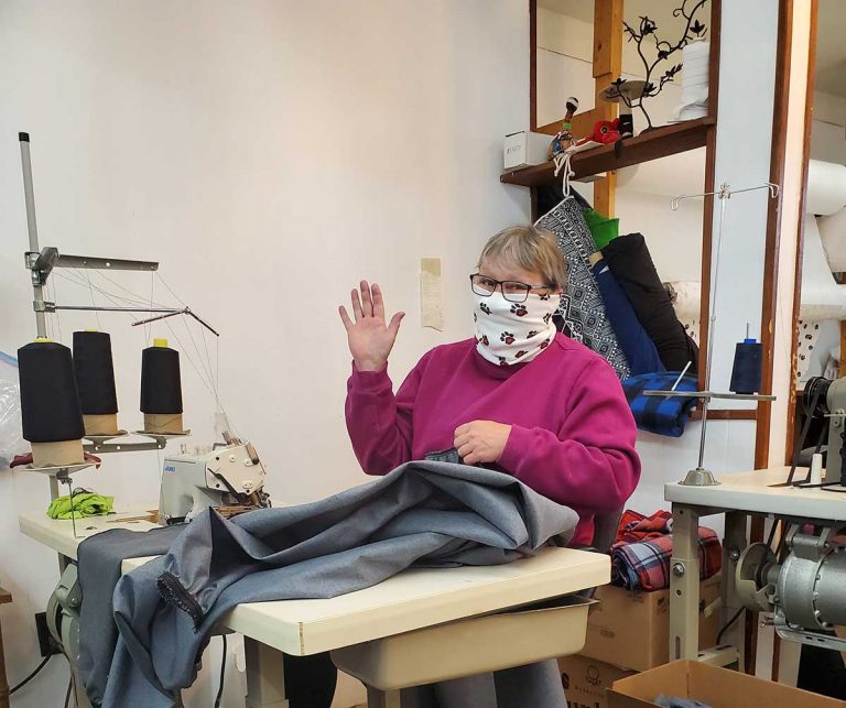 My Ol’ Blues helps to make personal  protective gowns for COVID-19 fight