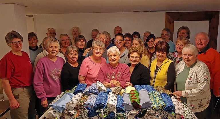 Western Manitoulin makes hygiene kits for needy families across the globe