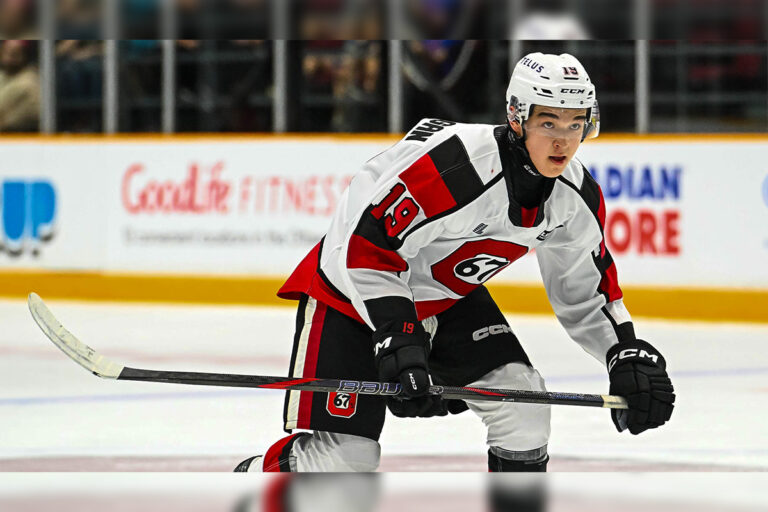 Kohyn Eshkawkogan makes assist in first OHL game with Ottawa 67’s