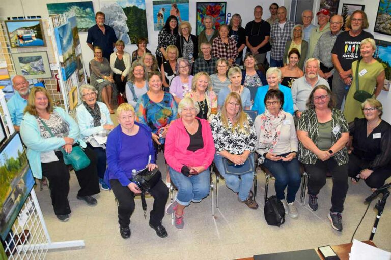 Ivan Wheale bids farewell at46th annual La Cloche Art Show