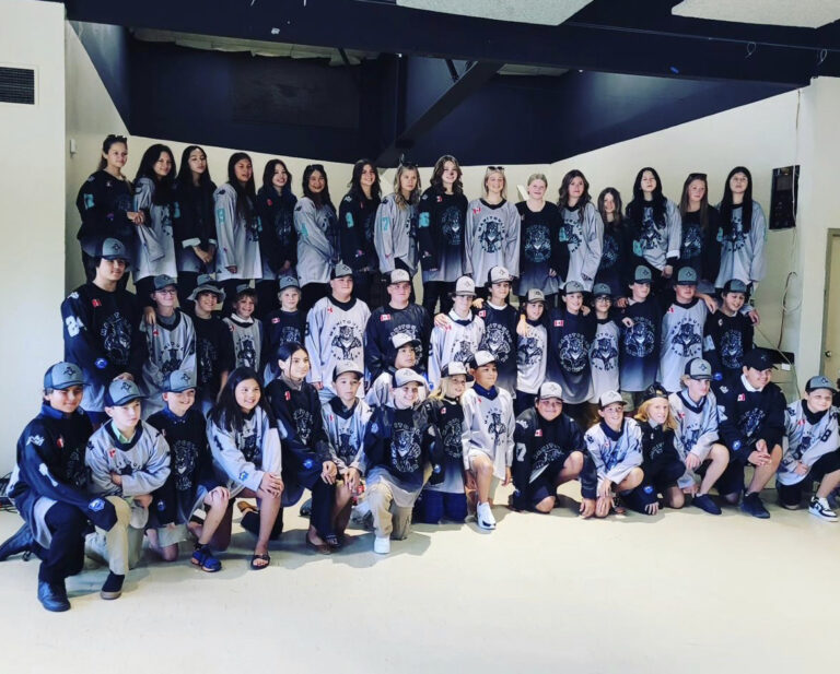 New Manitoulin Lady Panthers hockey team opens first season