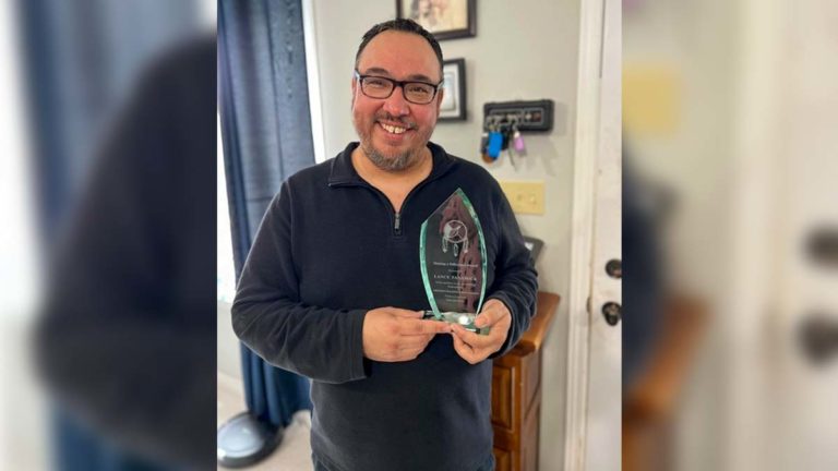 Sheshegwaning health rep presented with ‘Making a  Difference Award’ by chief and council