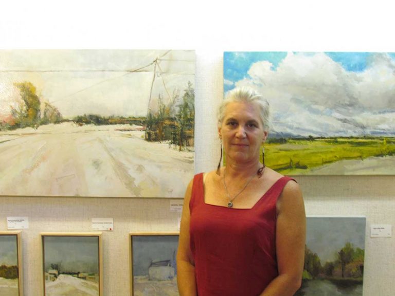 Water Forms displays the beautiful works of artist Lauren Satok