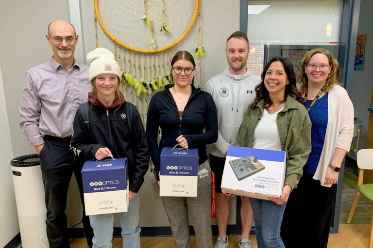Little Current Curling Club donates new camera equipment to MSS