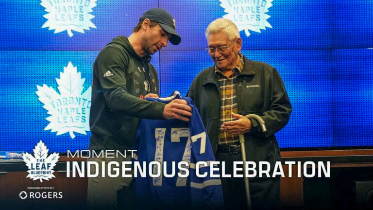 Maple Leafs honour Jim McGregor at team’s annual Indigenous Celebration