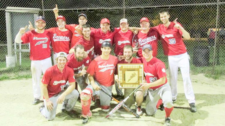 Mindemoya Brewers crowned as Manitoulin Men’s Fastball champs