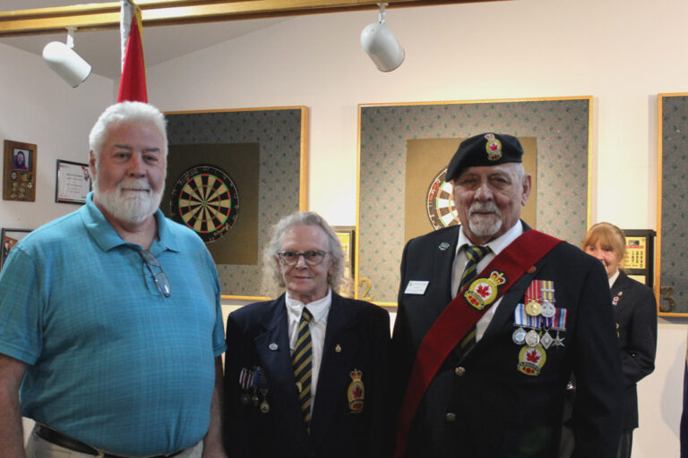 Royal Canadian Legion Branch 514 Gore Bay fetes members old and new
