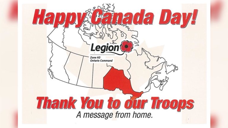 Wish a member of the Canadian Armed Forces a Happy Canada Day