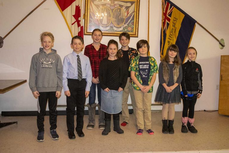 Puppies, chores, skills become winning speech topics at Little Current Legion competition