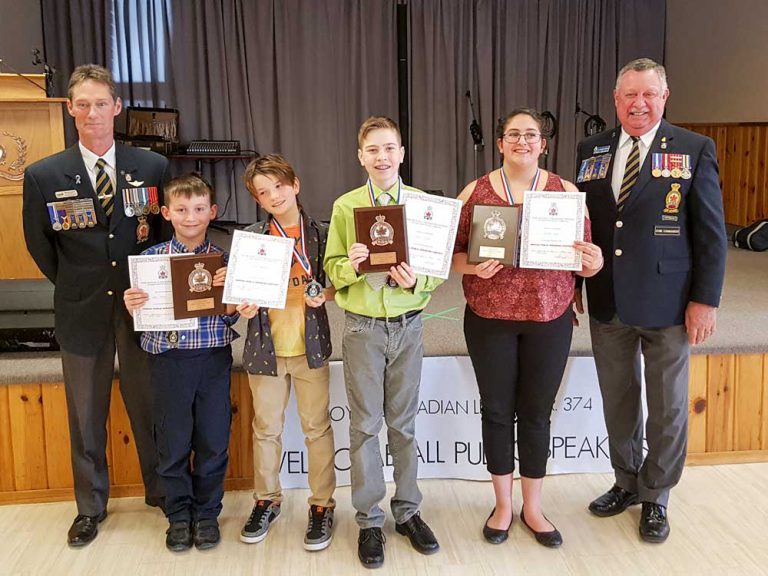 Island competitors win at District H Legion public speaking competition
