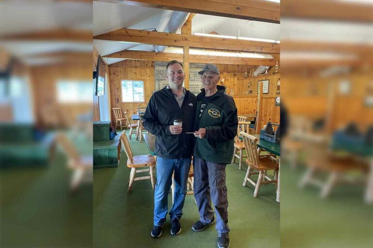 Harold Dewar receives the Andy Watson Lifetime Membership Award