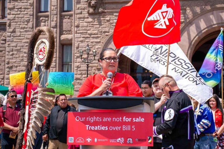 Grand Chief Linda Debassige demands Ontario environment minister resign