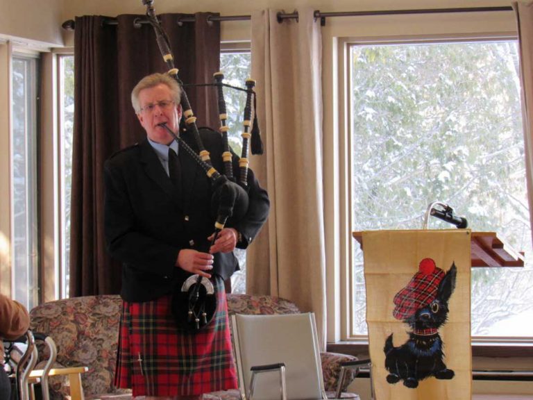 Manitoulin Lodge celebrates Robbie Burns Day