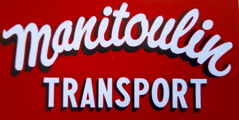 One of Bruce Duncanson’s legacies  was creation of Manitoulin Transport logo