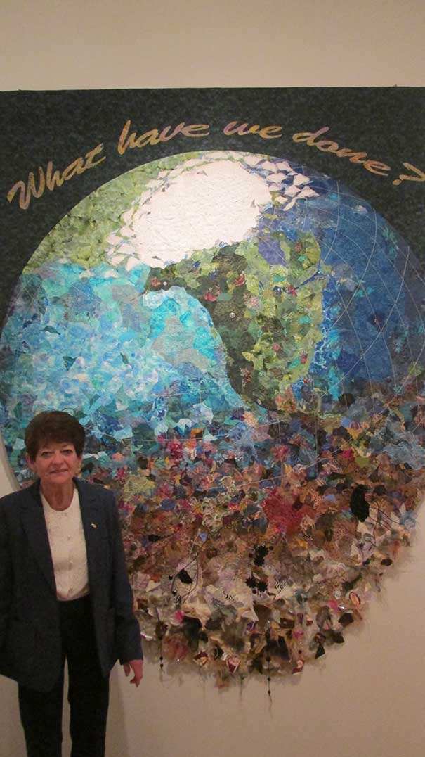 Lynda Noe’s fibre arts on display at Gore Bay Museum