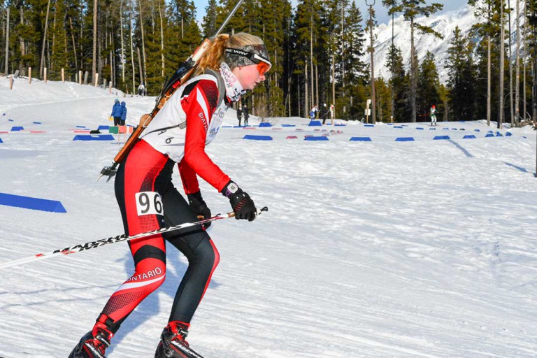 Local biathlete finishes fifth in Canadian competition