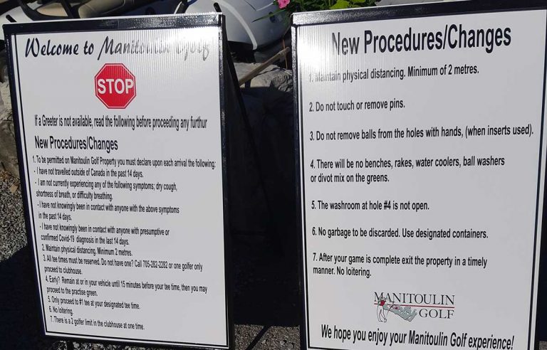 Manitoulin Golf is now open for the season