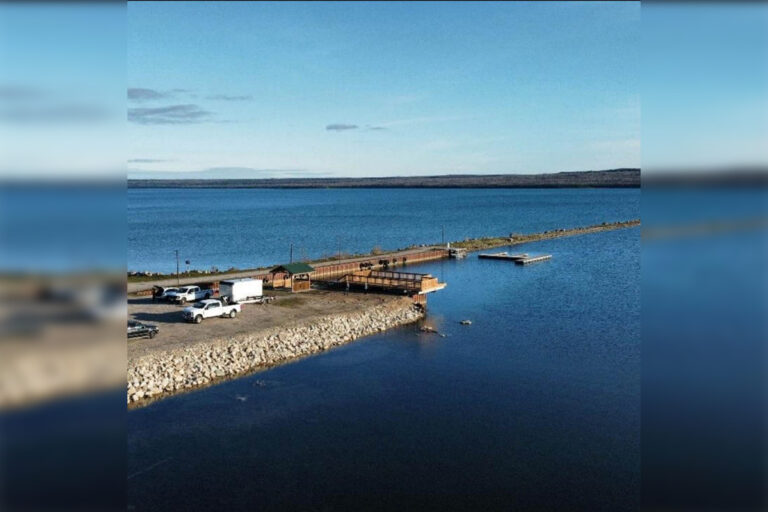 New angling platform joins shoreline restoration in Wiikwemkoong