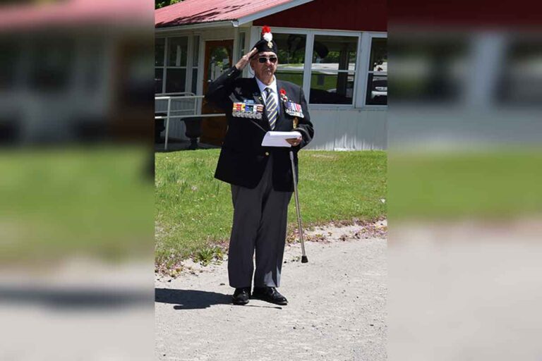 Colin Pick, Bernard Andrews reflect on the Act of Remembrance