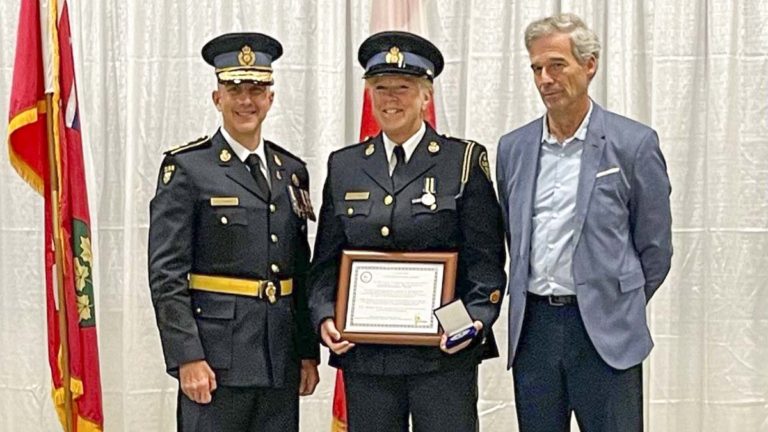 OPP Provincial Constable Marie Ford receives region’s Youth Foundation Award