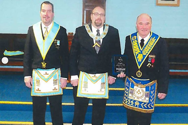 Bill Clark recognized for 40 years of service to Gore Bay Masonic Lodge