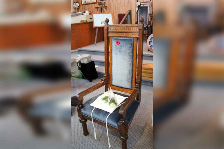 Doric Lodge’s ‘The Empty Chair’ Ceremony­—is a profoundly moving Remembrance Day ritual