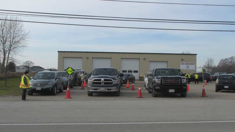 Gore Bay Medical Centre hosts drive-in flu clinic