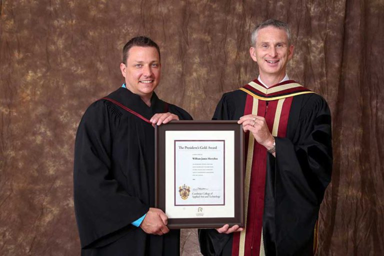 Haweater receives prestigious Cambrian College accolade