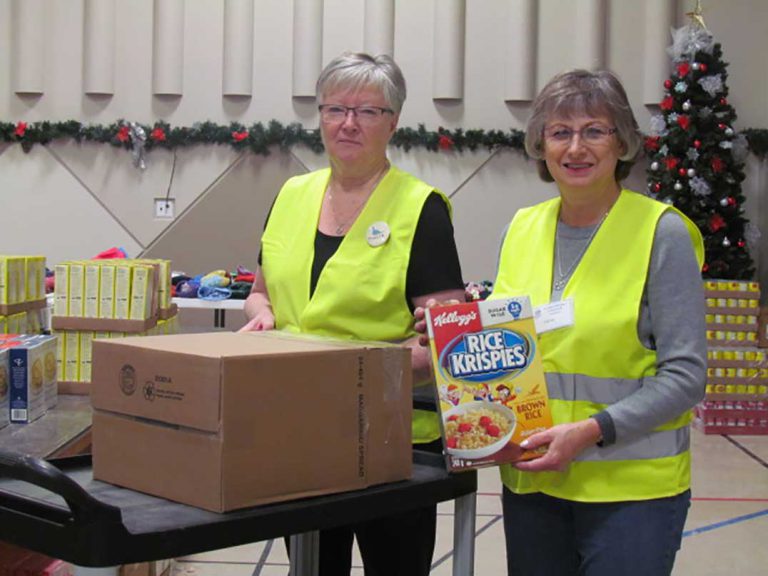 MFR food hampers helped nearly 950 people at Christmastime this year