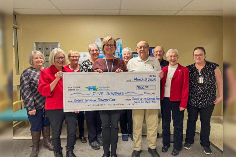 Eastern Star supports Manitoulin Health Centre