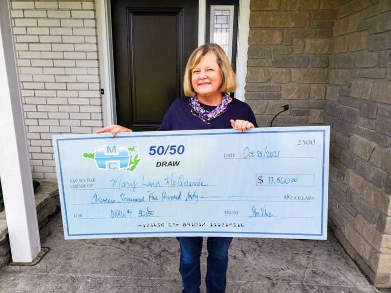 Gore Bay resident wins more than $13,000 in MHC 50/50 draw