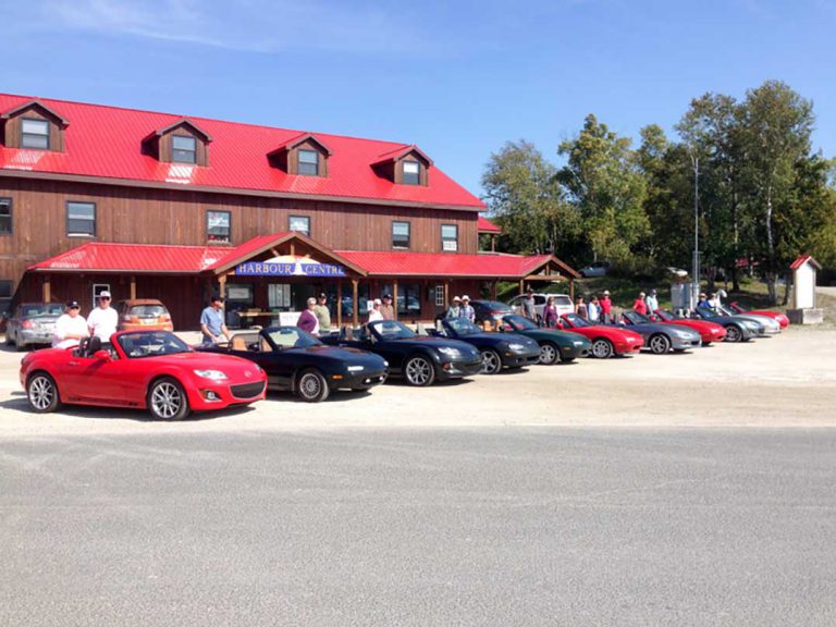 Michigan-based Mazda Miata club members visit Manitoulin Island