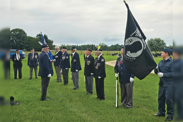 Sgt. Charles A Golden Silver Star Memorial Rifle Team shoots in Gore Bay