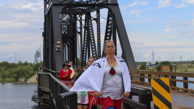 Walkers from impacted families visit Manitoulin on cross-country tour in support of Missing and Murdered Indigenous Women and Girls