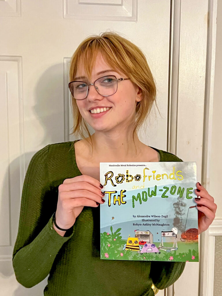 MSS robotics teams pens first book
